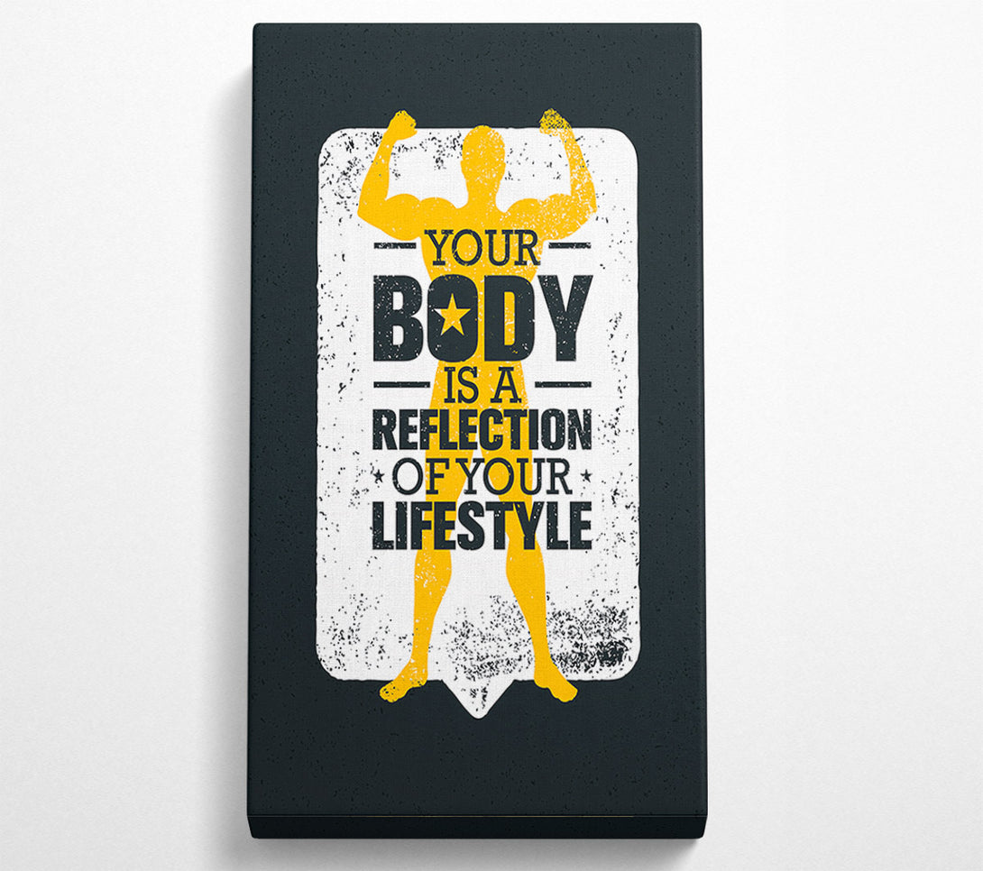  A Canvas Print of Your Body Is A Reflection Canvas Print
