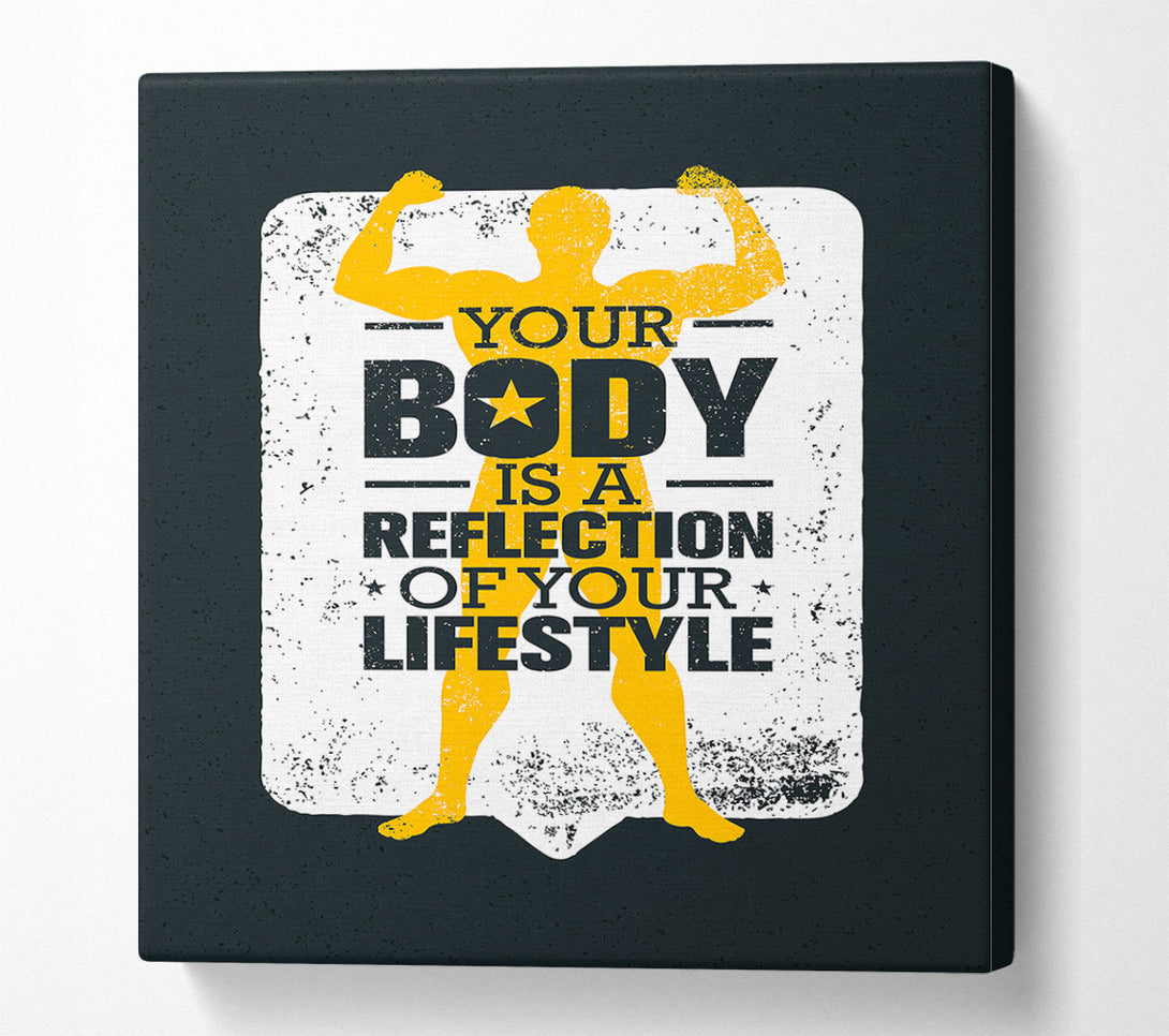  A Canvas Print of Your Body Is A Reflection Canvas Print