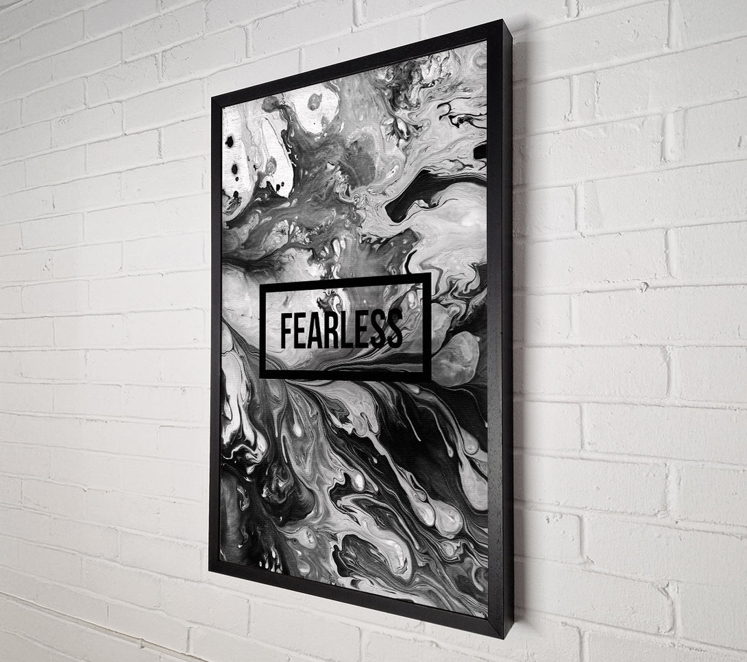  A Canvas Print of Fearless Canvas Wall Art