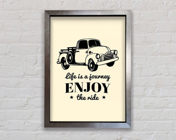 Life Is A Journey 3 Framed Print