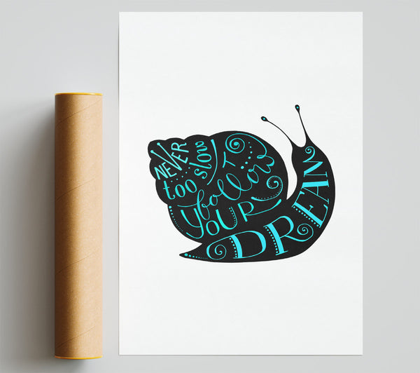 Never Too Slow Giclee Print