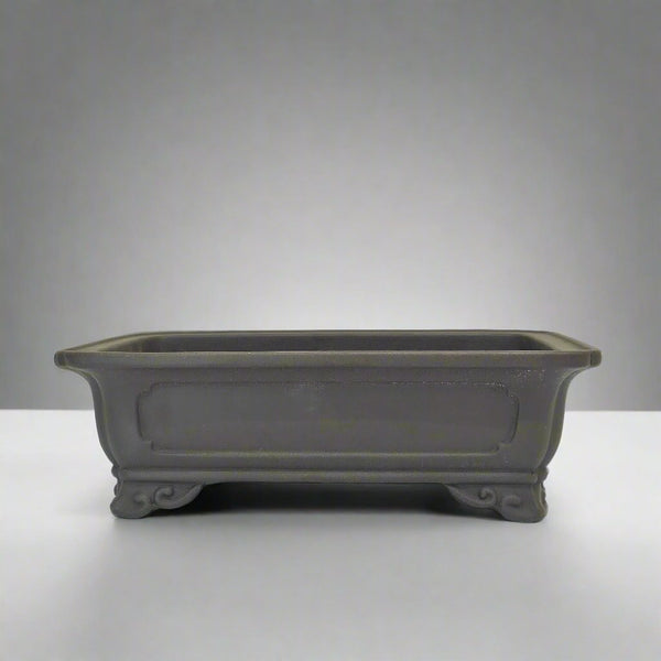 24cm Premium Unglazed Bonsai Pot | Rectangle | 24cm x 16cm x 8cm | Brown