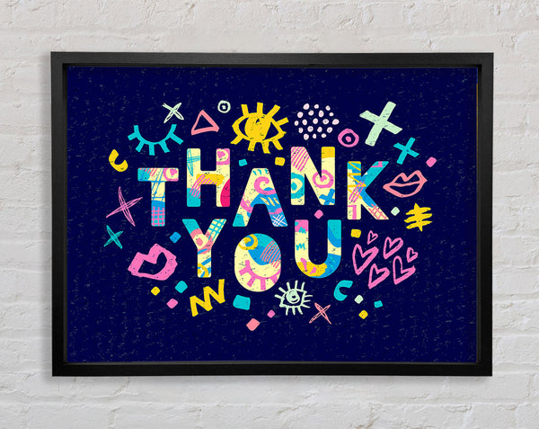 Thank You Framed Print