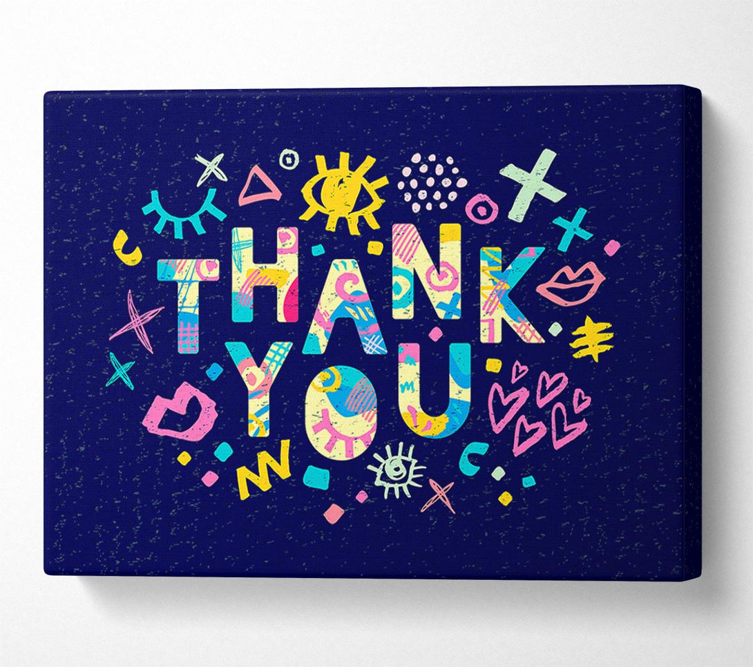  A Canvas Print of Thank You Canvas Art