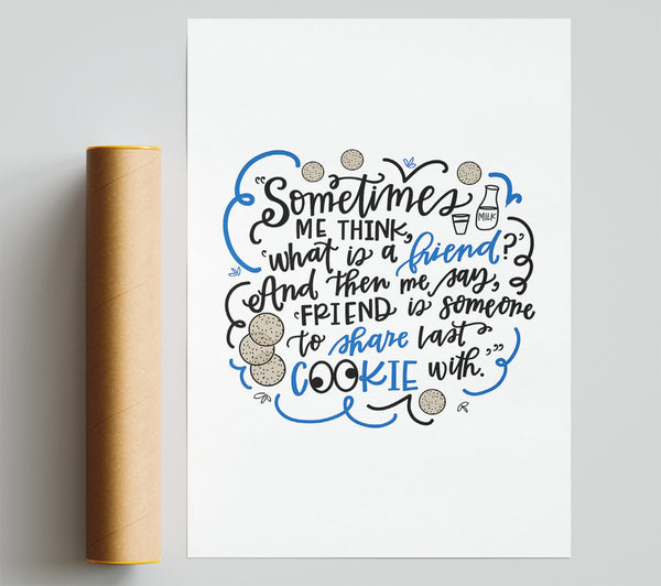 Cookie Friend Poster
