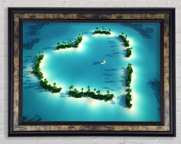 Honeymoon Bay Framed Print