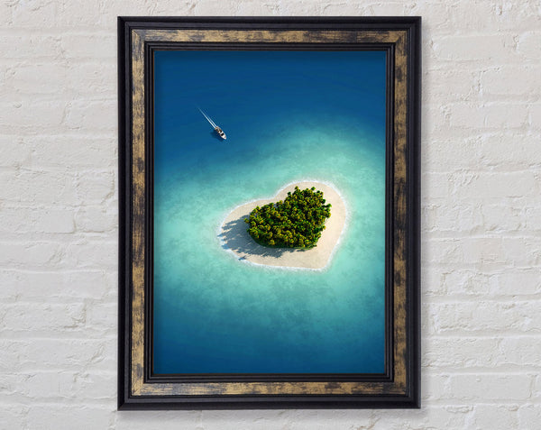 Lovers Island Framed Print