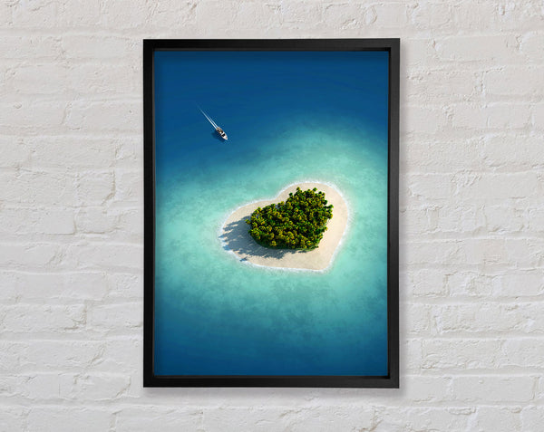Lovers Island Framed Print