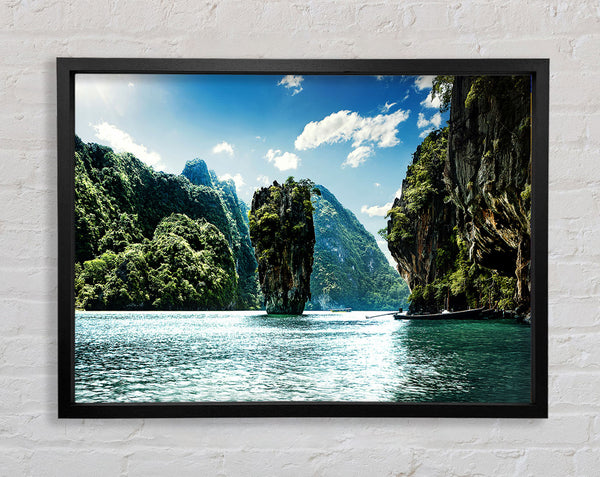 Monuments Of Thailand Framed Print