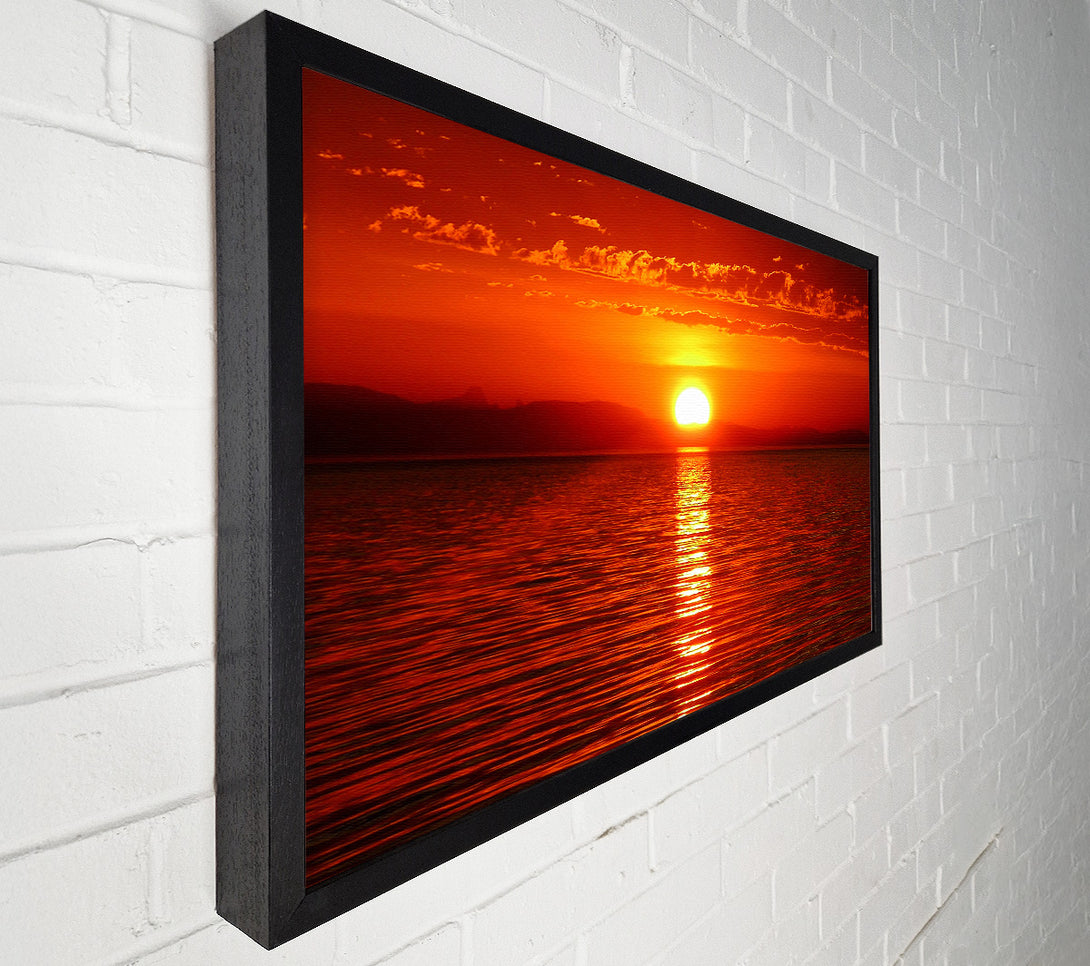  A Canvas Print of Red Paradise Canvas Art