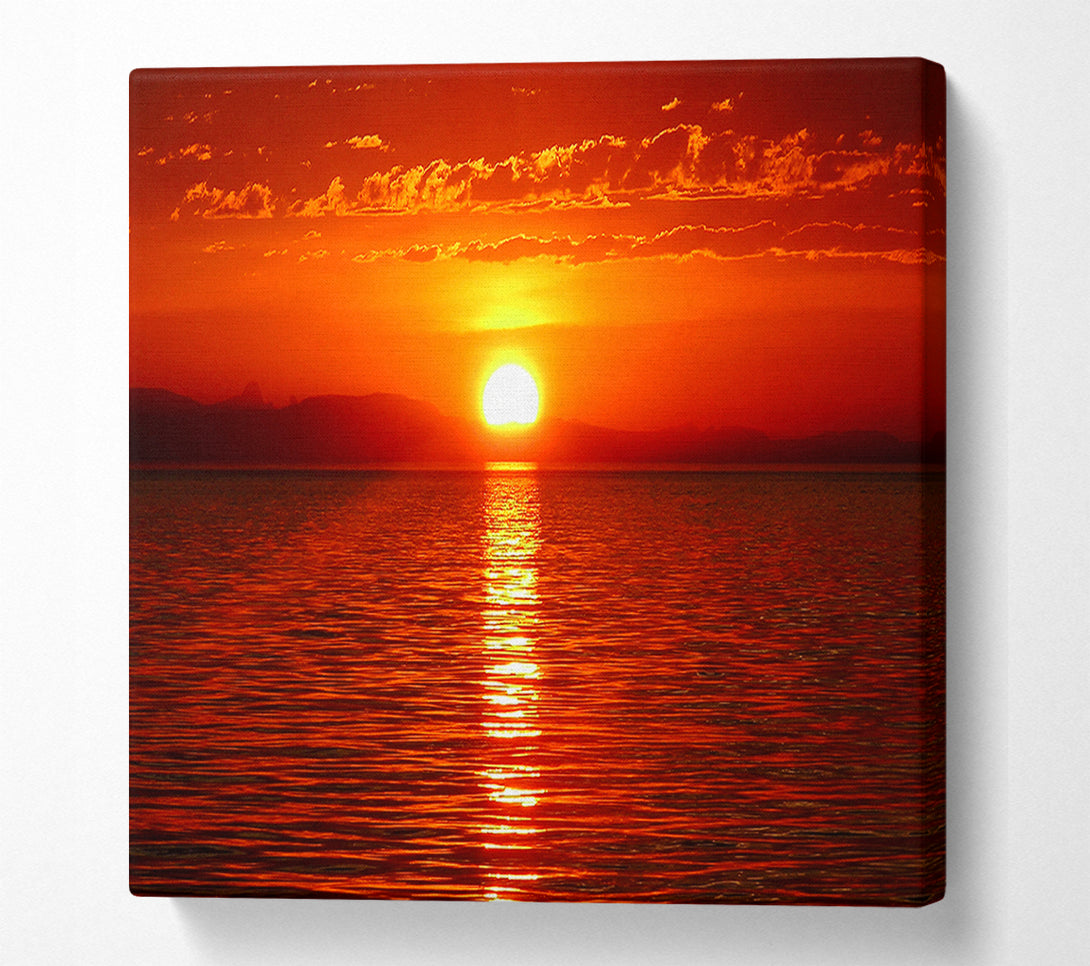  A Canvas Print of Red Paradise Canvas Art