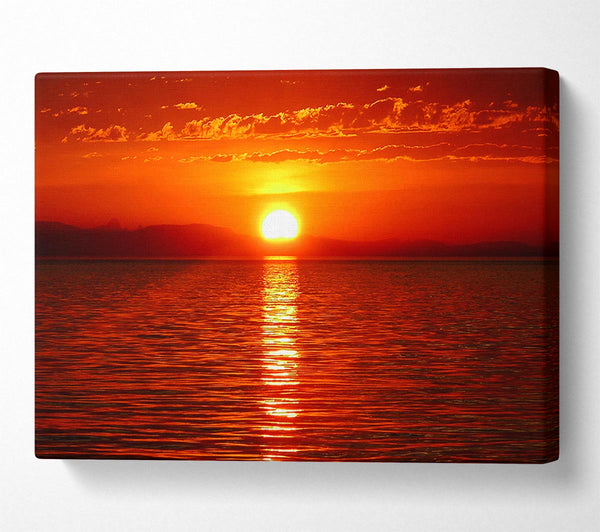  A Canvas Print of Red Paradise Canvas Art