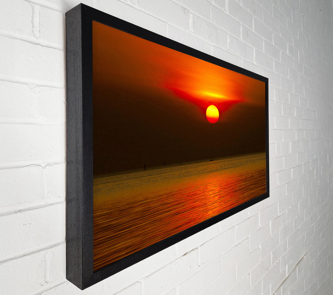  A Canvas Print of Perfect Sun Glow Canvas Art