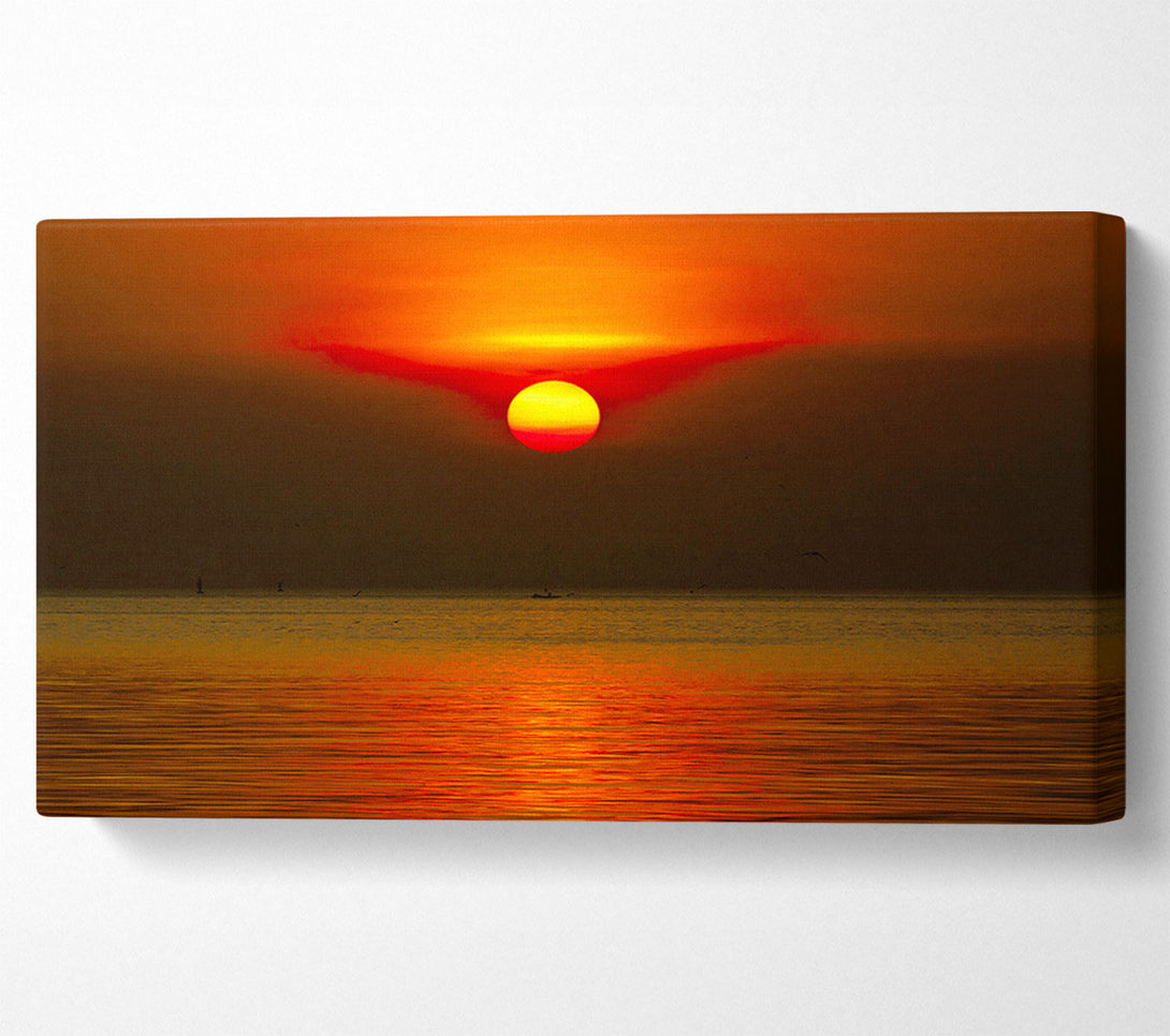  A Canvas Print of Perfect Sun Glow Canvas Art