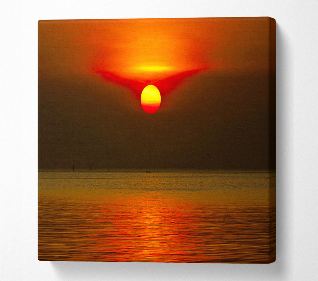  A Canvas Print of Perfect Sun Glow Canvas Art