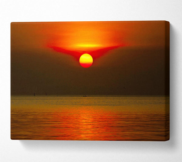  A Canvas Print of Perfect Sun Glow Canvas Art