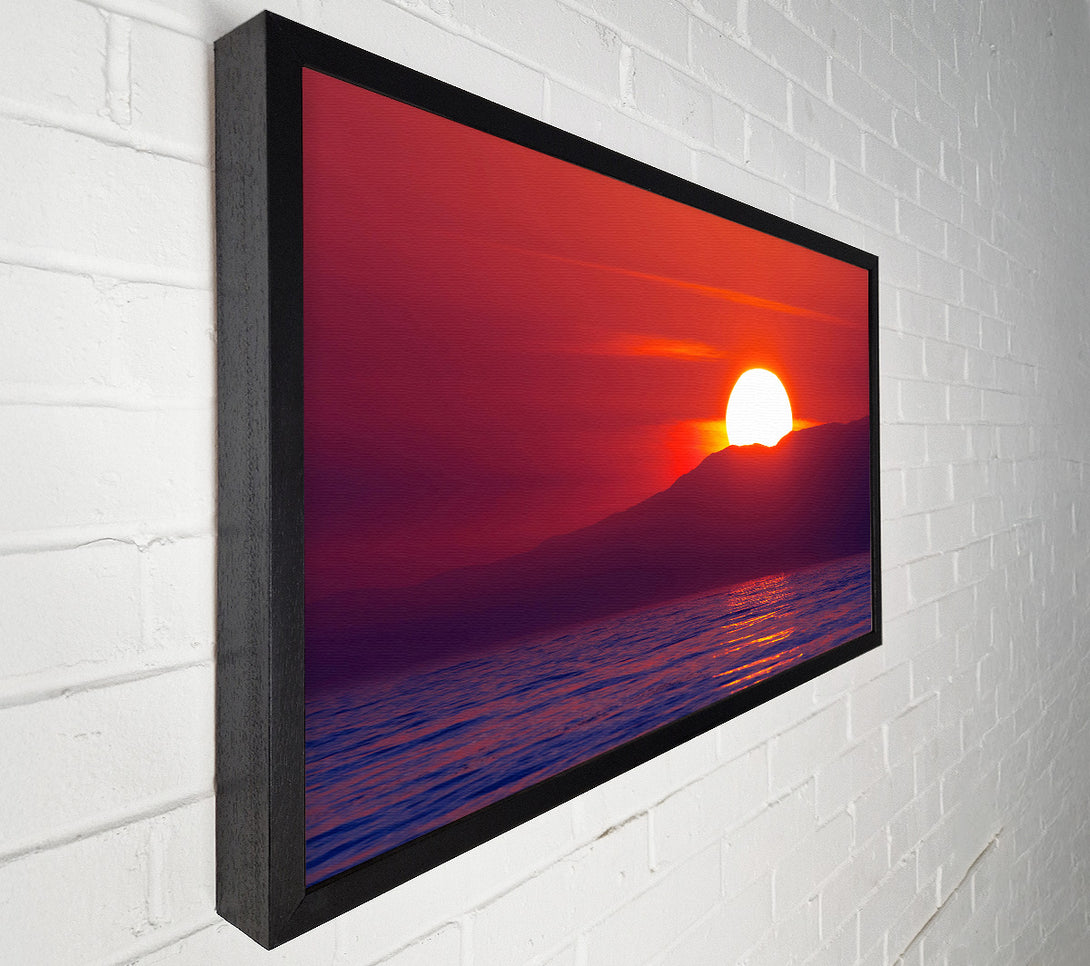  A Canvas Print of As The Sun Goes Down 1 Canvas Wall Art