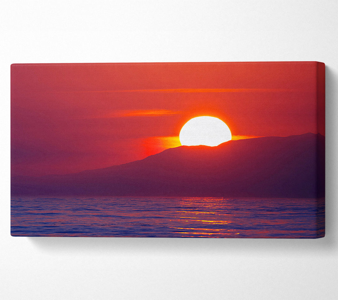  A Canvas Print of As The Sun Goes Down 1 Canvas Wall Art