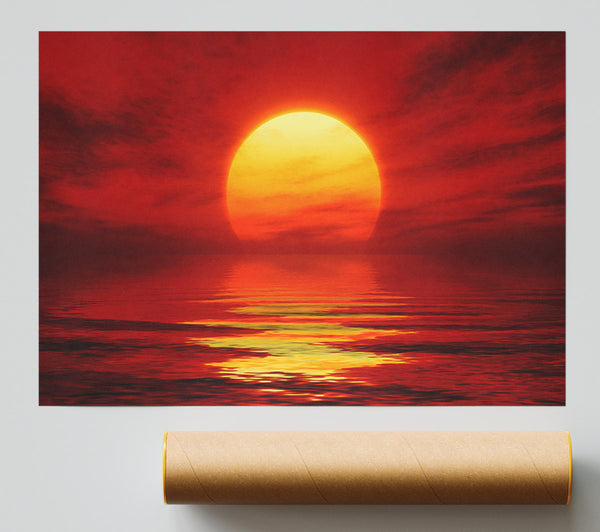 Reflections Of The Fire Sun Poster