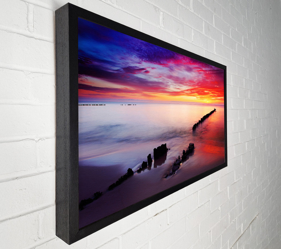  A Canvas Print of Tranquil Ocean Canvas Print