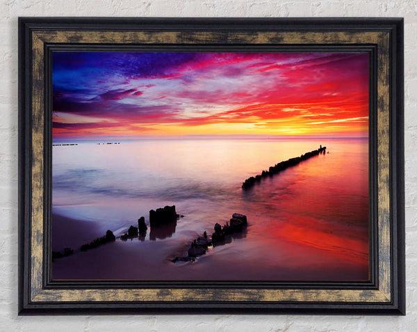 Tranquil Ocean Framed Print