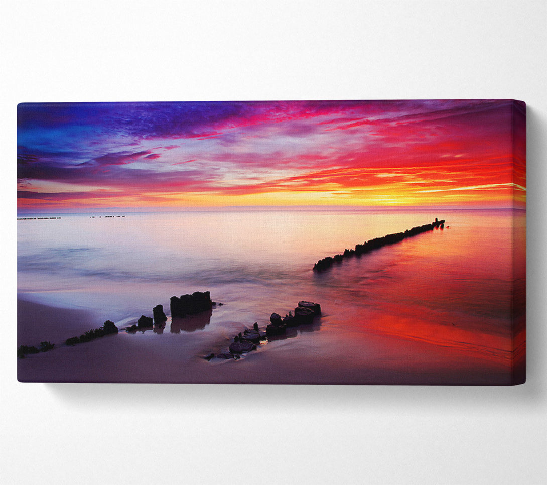  A Canvas Print of Tranquil Ocean Canvas Print