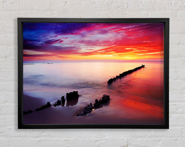 Tranquil Ocean Framed Print