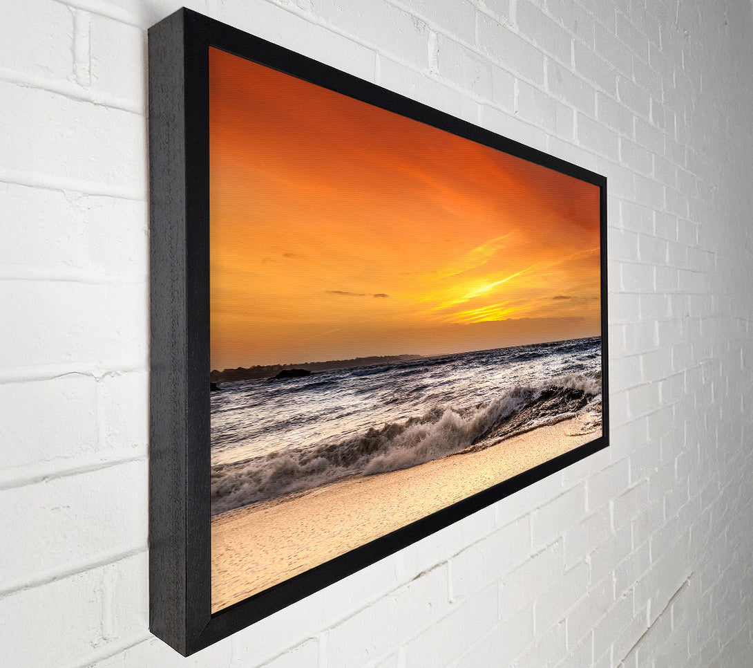  A Canvas Print of Ocean Wave Splash Canvas Art