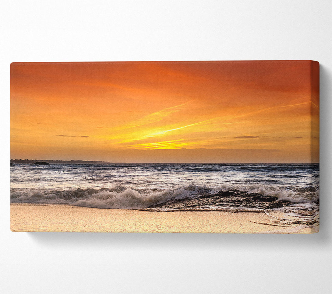  A Canvas Print of Ocean Wave Splash Canvas Art