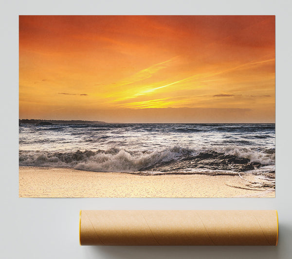 Ocean Wave Splash Print