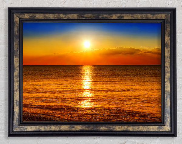 Perfect Sun Sparkle Framed Print
