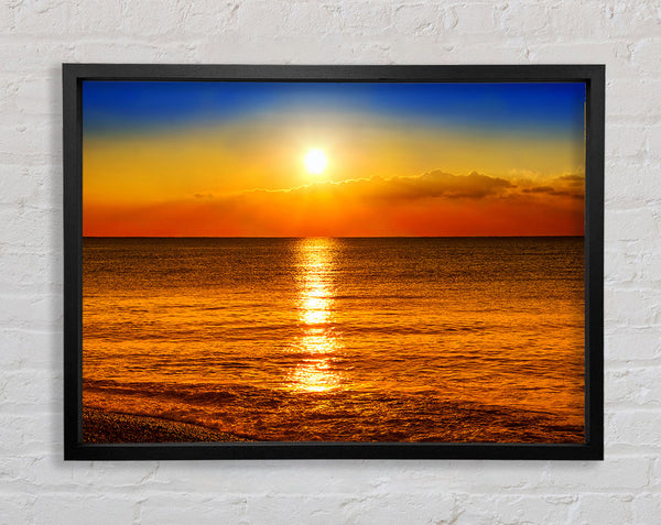 Perfect Sun Sparkle Framed Print