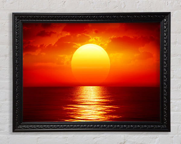 Fire Glow 2 Framed Print