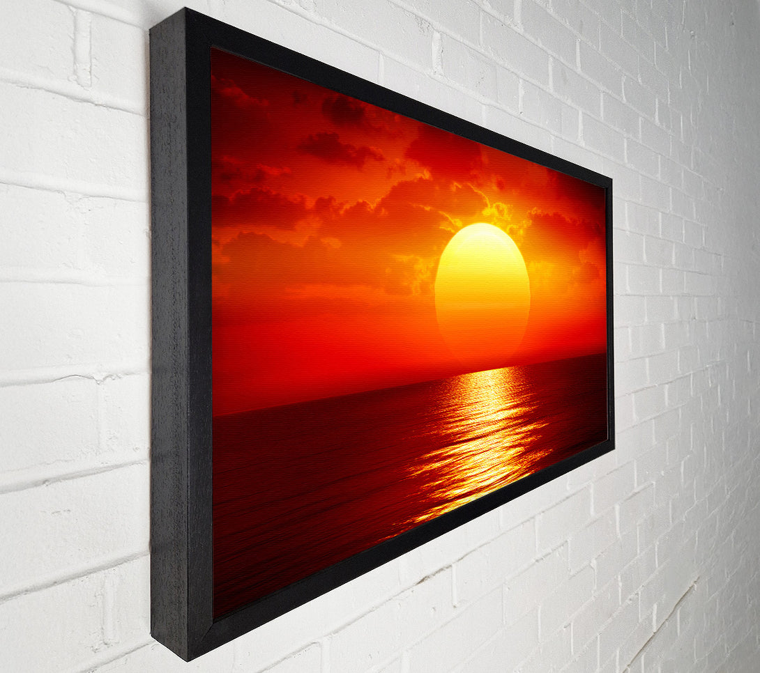  A Canvas Print of Fire Glow 2 Canvas Wall Art