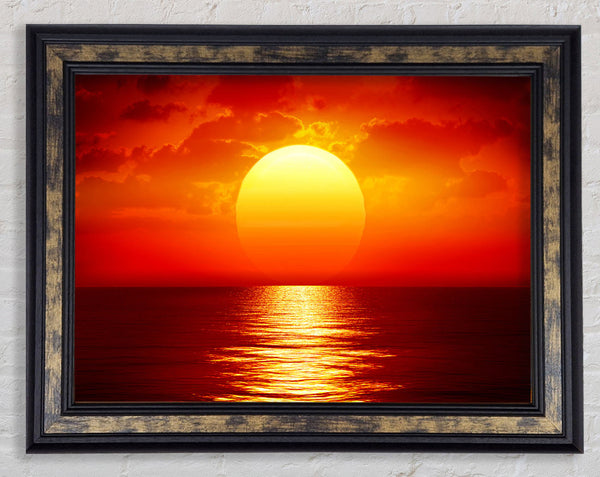 Fire Glow 2 Framed Print