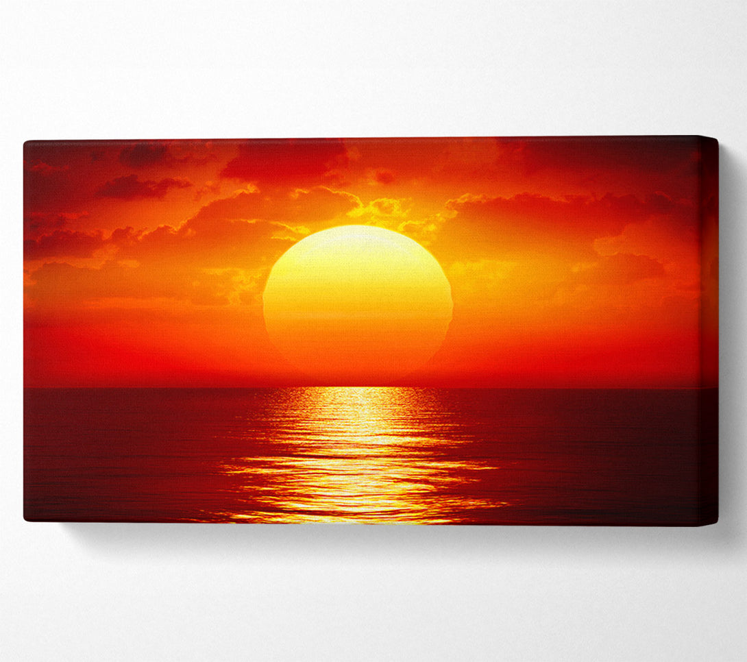  A Canvas Print of Fire Glow 2 Canvas Wall Art