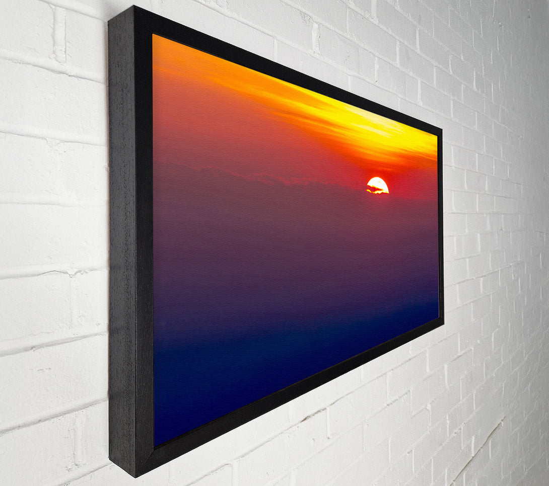  A Canvas Print of As The Sun Falls Canvas Art