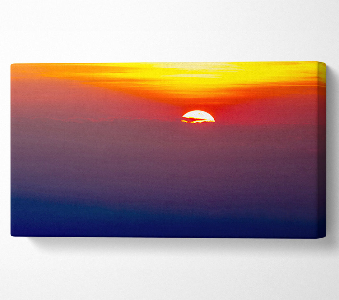  A Canvas Print of As The Sun Falls Canvas Art