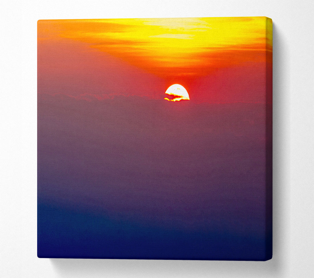  A Canvas Print of As The Sun Falls Canvas Art
