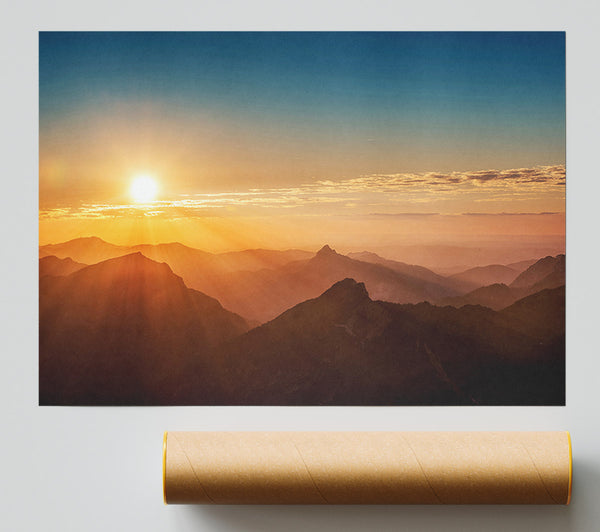 Blazing Sun Glory Poster