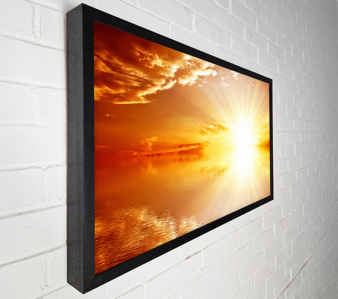  A Canvas Print of Perfect Sun Blaze Canvas Wall Art