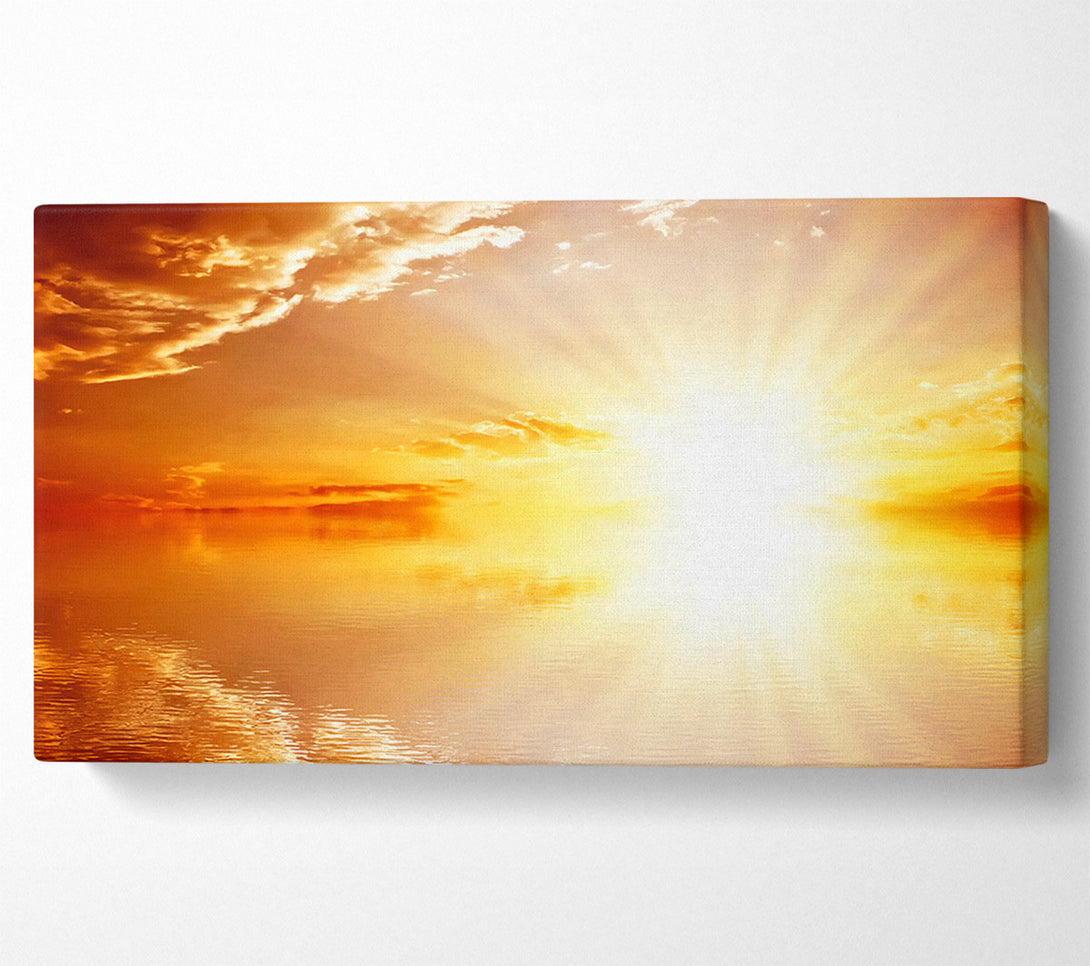 A Canvas Print of Perfect Sun Blaze Canvas Wall Art