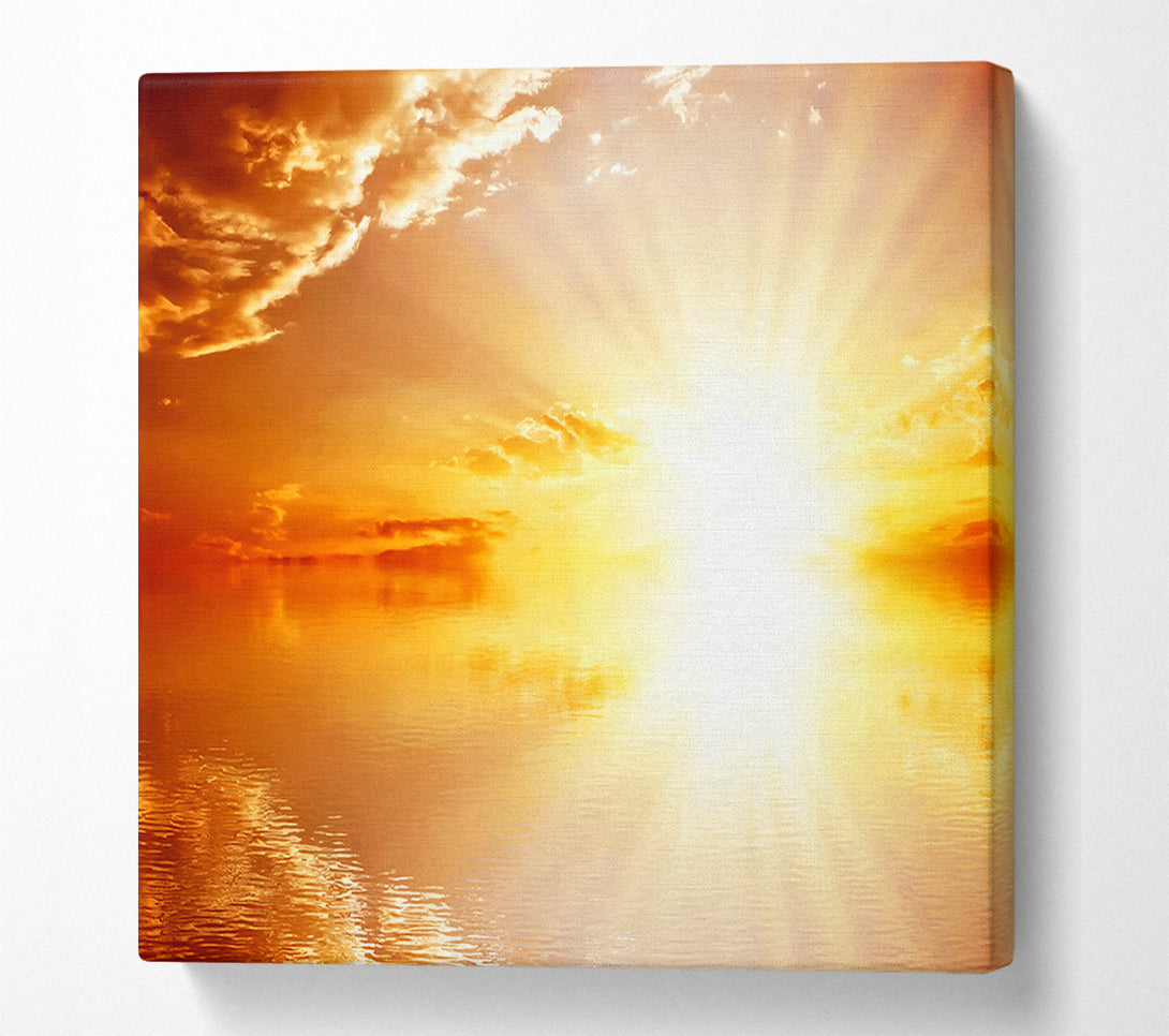  A Canvas Print of Perfect Sun Blaze Canvas Wall Art