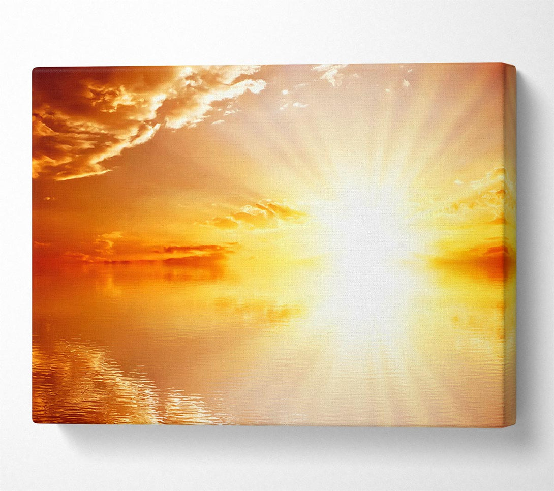  A Canvas Print of Perfect Sun Blaze Canvas Wall Art