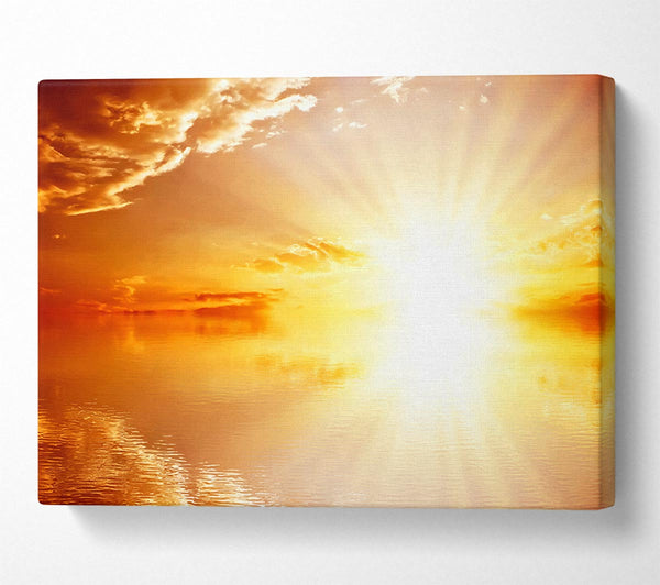  A Canvas Print of Perfect Sun Blaze Canvas Wall Art