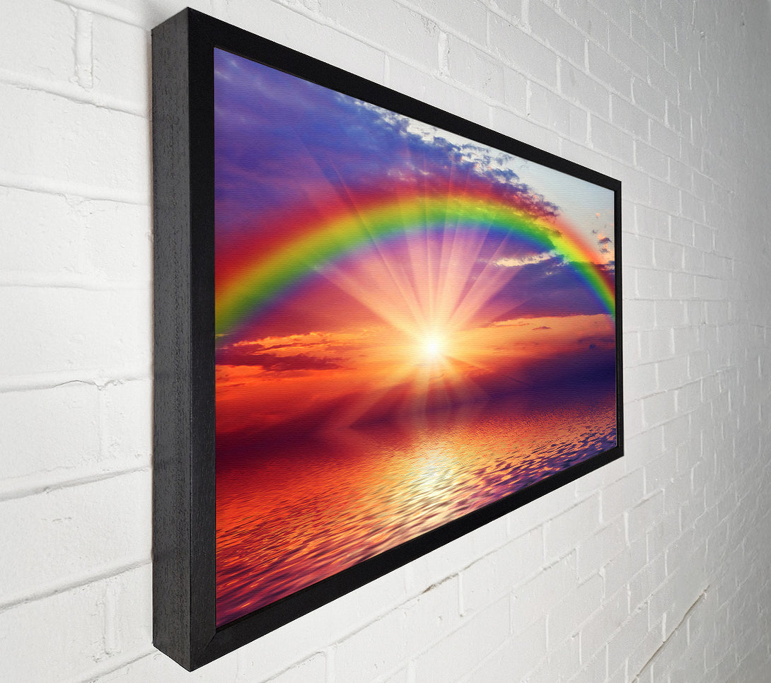  A Canvas Print of Rainbow Sun Blaze Canvas Art