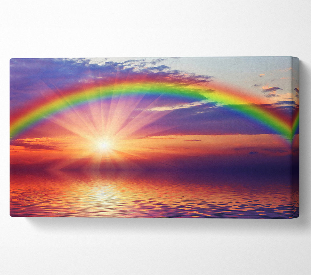  A Canvas Print of Rainbow Sun Blaze Canvas Art