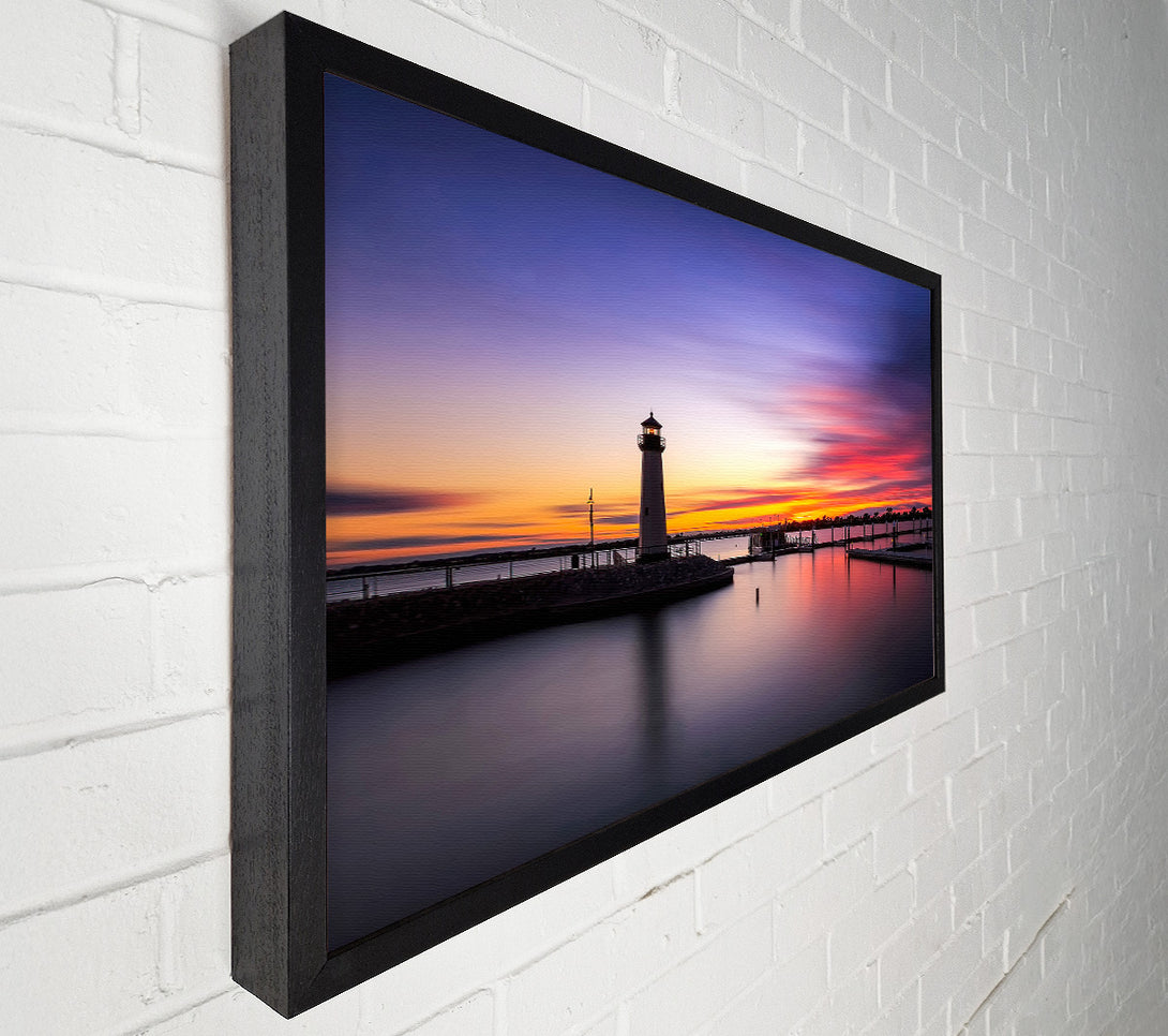  A Canvas Print of Peaceful Lighthouse Skies Canvas Art