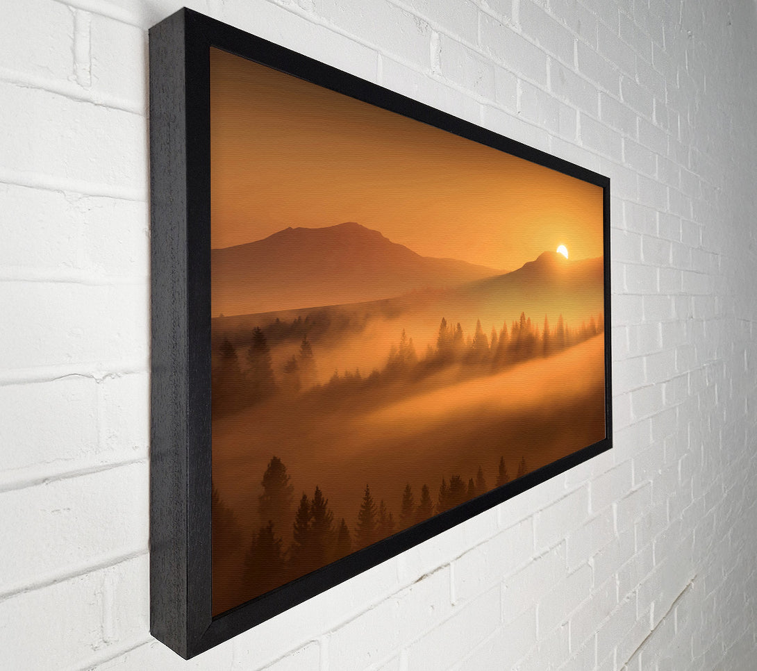  A Canvas Print of Sunrise Morning Glory Canvas Art