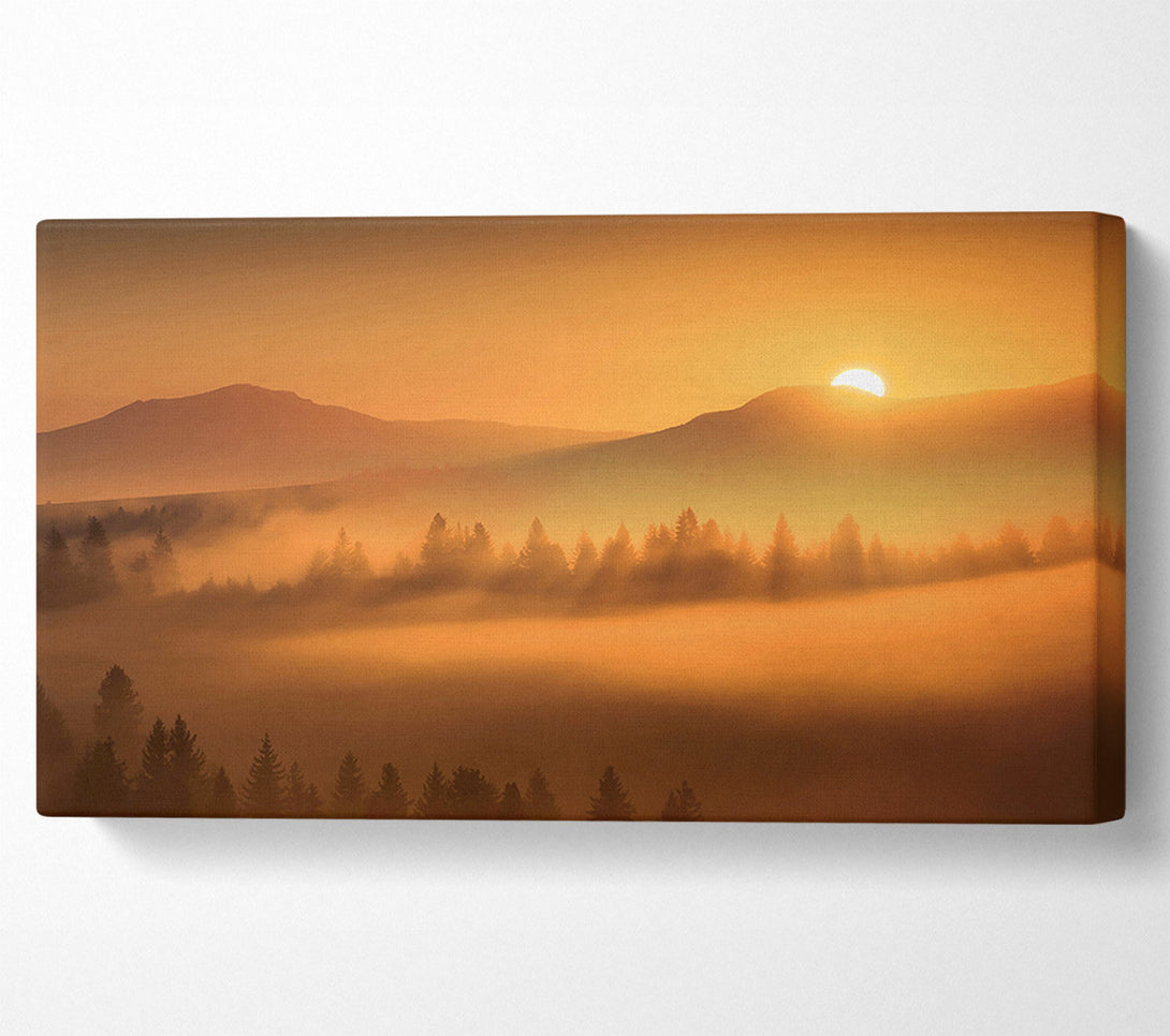 A Canvas Print of Sunrise Morning Glory Canvas Art